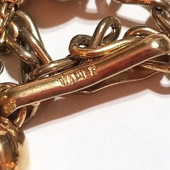 Napier vintage Gold Beaded Necklace - Picture 5 of 6